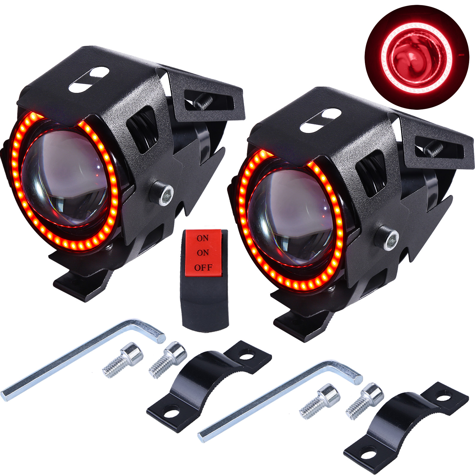 Motorcycle Headlights Universal 