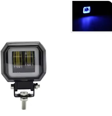 Pakrys 3 Inch 20W LED Fog Light - Super Bright Waterproof Motorcycle Auxiliary Light for Harley Spor