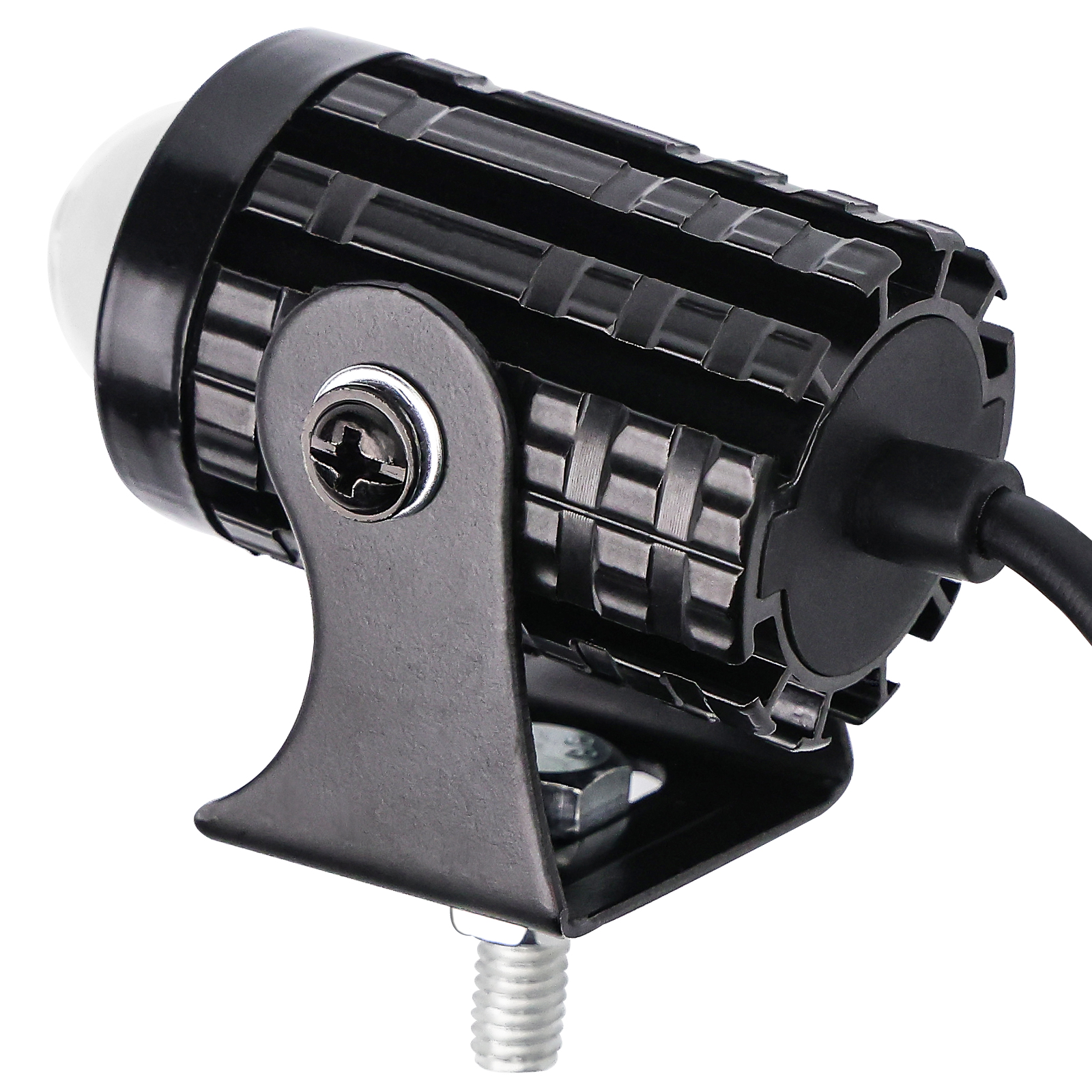 Pakrys High Power Dual Color Motorcycle LED Light - Super Bright Yellow White Fog Driving Light for 
