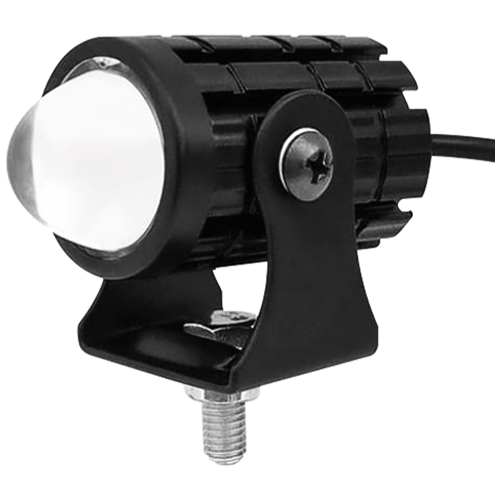 Pakrys High Power Dual Color Motorcycle LED Light - Super Bright Yellow White Fog Driving Light for 