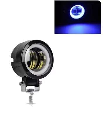 3 Inch 20W Square Round LED Work Lights Spot Lamp Red Angel Eyes Fog Lighting Bar DRL for Off Road O