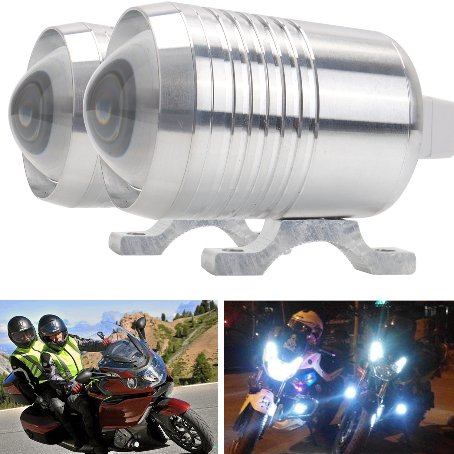 Pakrys U2 Laser Cannon LED Work Light - High Power Waterproof Driving Spotlight for Car Truck Motorc