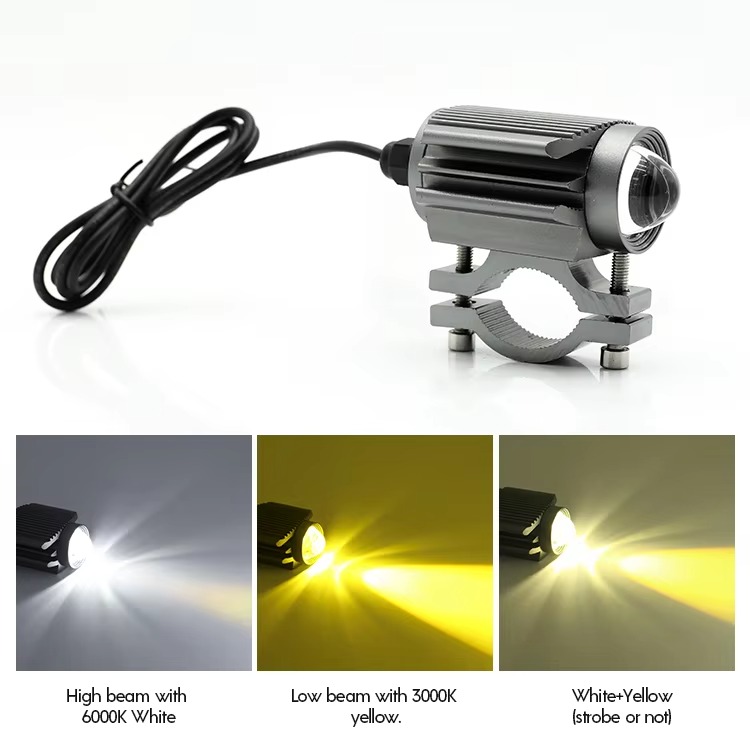 Pakrys Super Focused LED Motorcycle Headlight - Plug and Play High Low Beam DRL Headlight Upgrade Ki