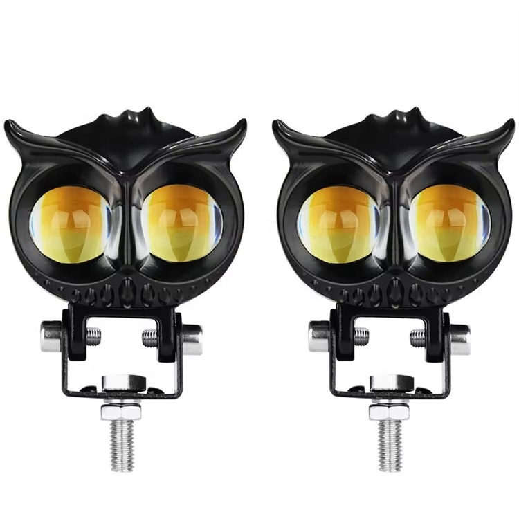 Pakrys OWL LED headlight, Pakrys 10W motorcycle headlight, Pakrys high low beam headlight, Pakrys OW
