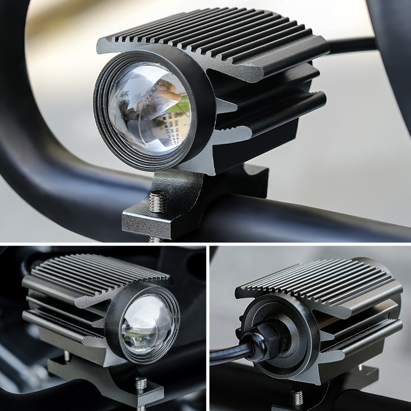 Pakrys Super Focused LED Motorcycle Headlight - Plug and Play High Low Beam DRL Headlight Upgrade Ki