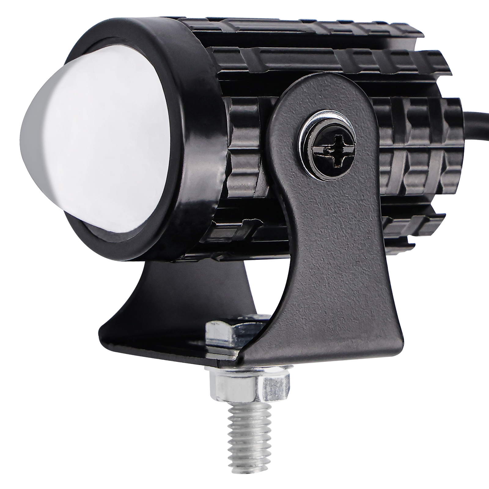 Pakrys High Power Dual Color Motorcycle LED Light - Super Bright Yellow White Fog Driving Light for 