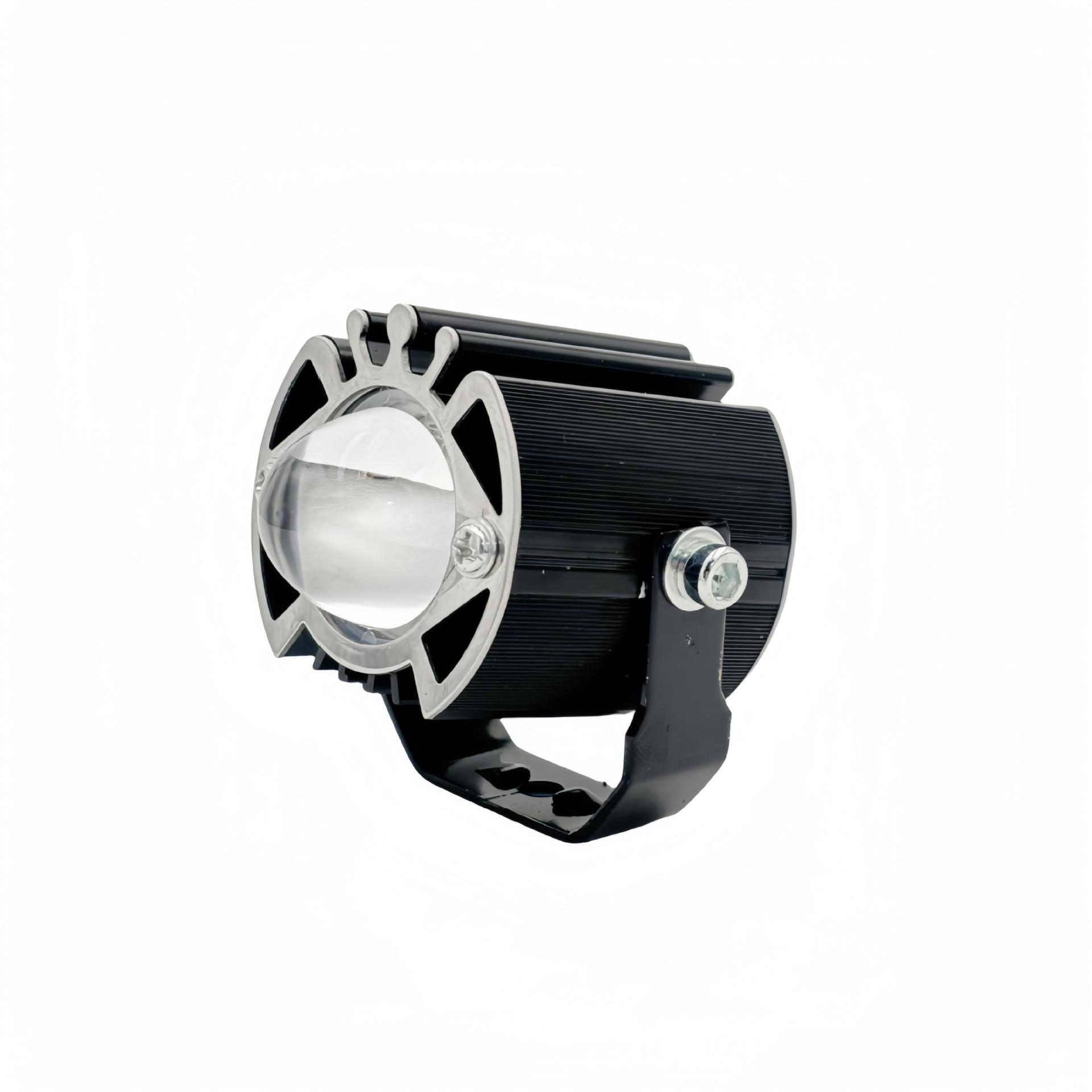 Super Bright Pakrys Aluminum LED Motorcycle Spotlights - Waterproof IP67 Auxiliary Driving Light wit