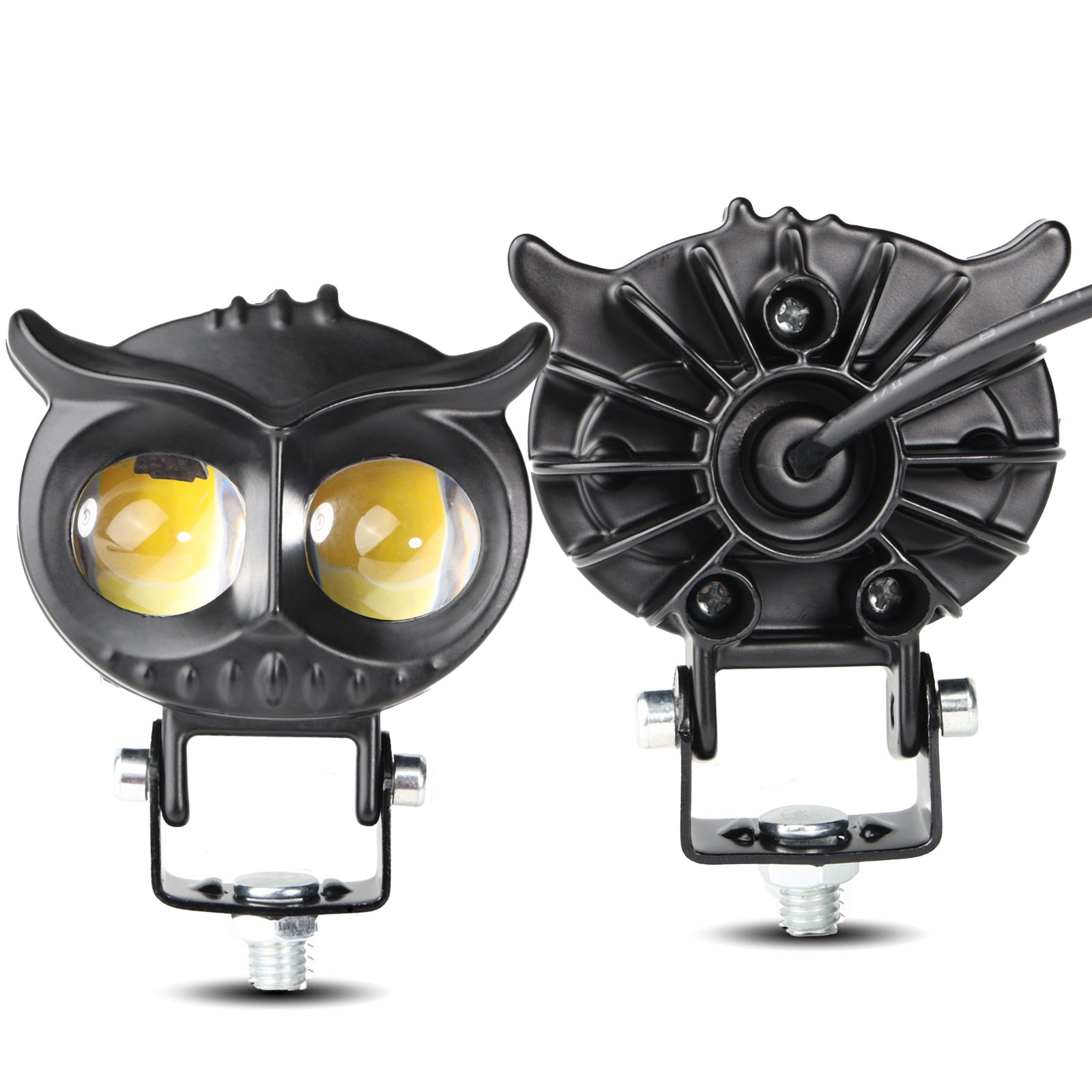 Pakrys OWL LED headlight, Pakrys 10W motorcycle headlight, Pakrys high low beam headlight, Pakrys OW