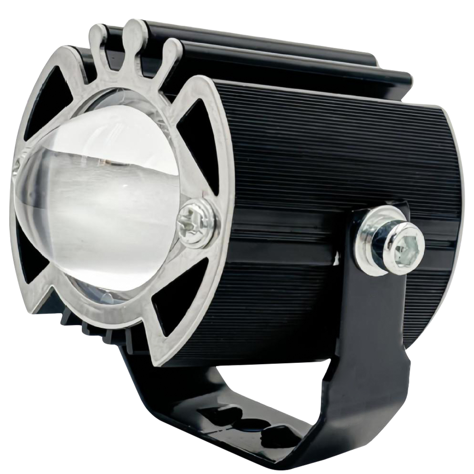 Super Bright Pakrys Aluminum LED Motorcycle Spotlights - Waterproof IP67 Auxiliary Driving Light wit