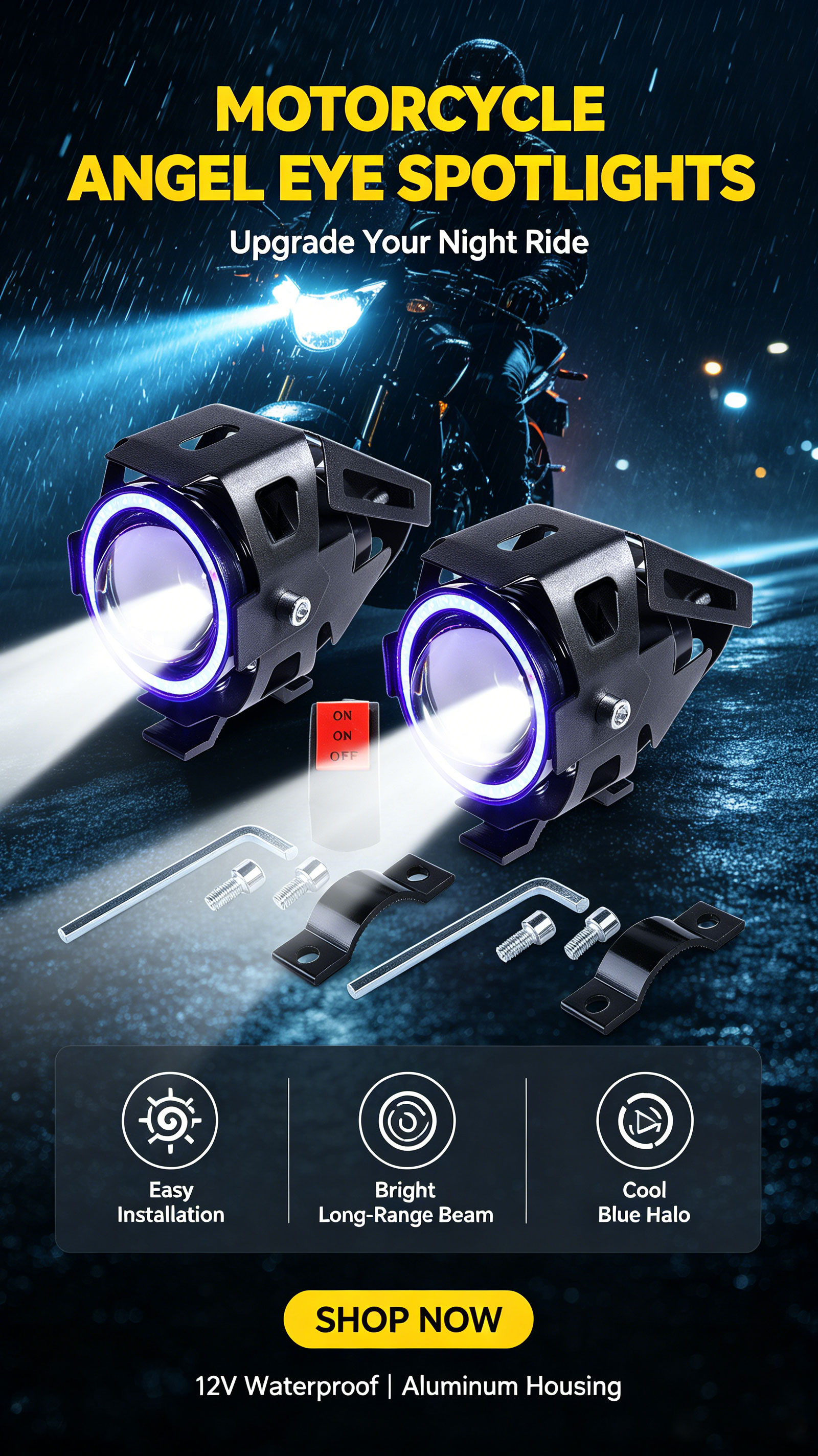 U7 Highlight Motorcycle Lighting